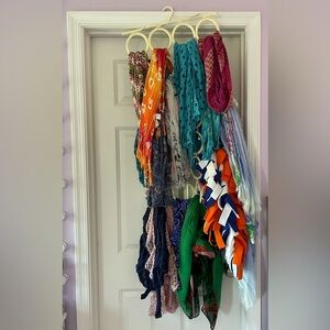 Assortment of 13 scarves (some infinity and some not)